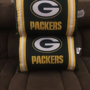 Green Bay Packers throw pillows